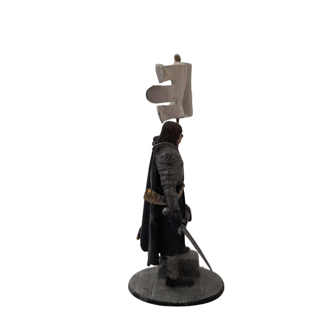 Figurine Boromir (Le Seigneur des Anneaux) avec Bannière de Gondor - 9 cm Très bon état - Vue 4 - 